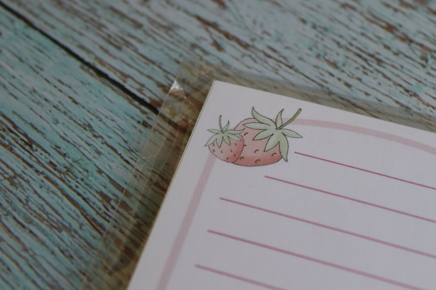 Notizblock Strawberry Notes