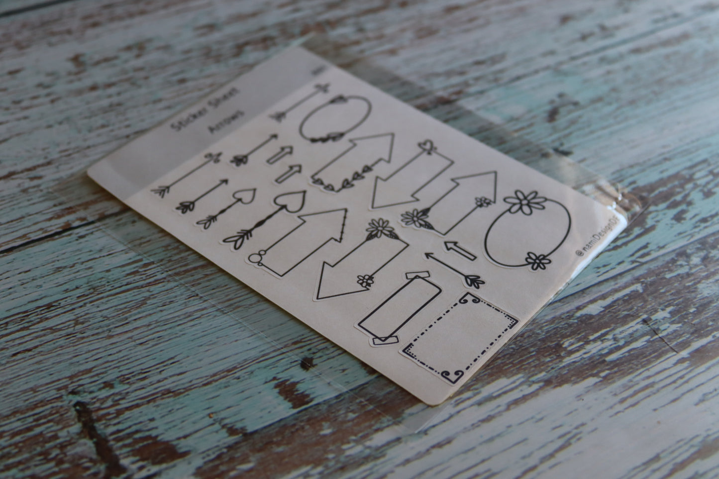 Stickerbogen Arrows
