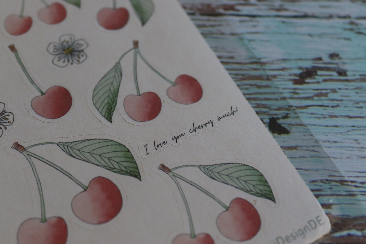 Stickerbogen Cherry