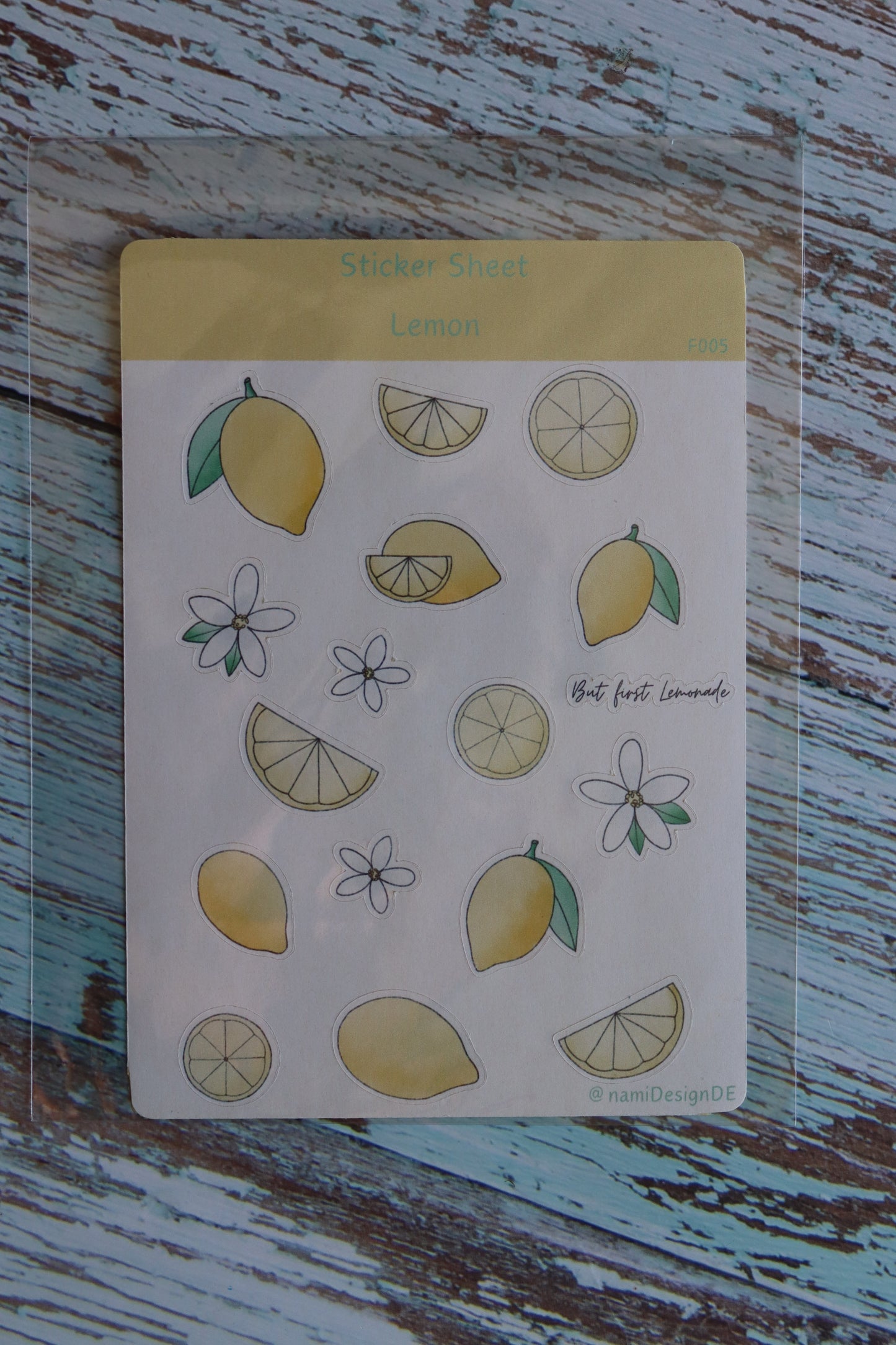 Stickerbogen Lemon