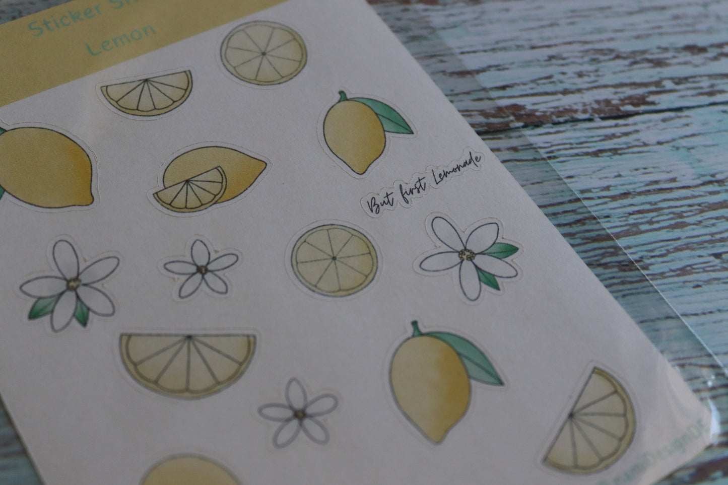Stickerbogen Lemon