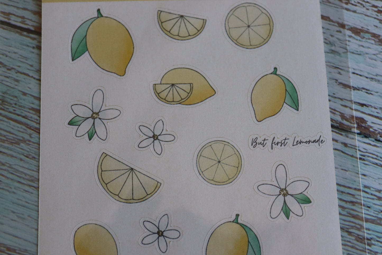 Stickerbogen Lemon