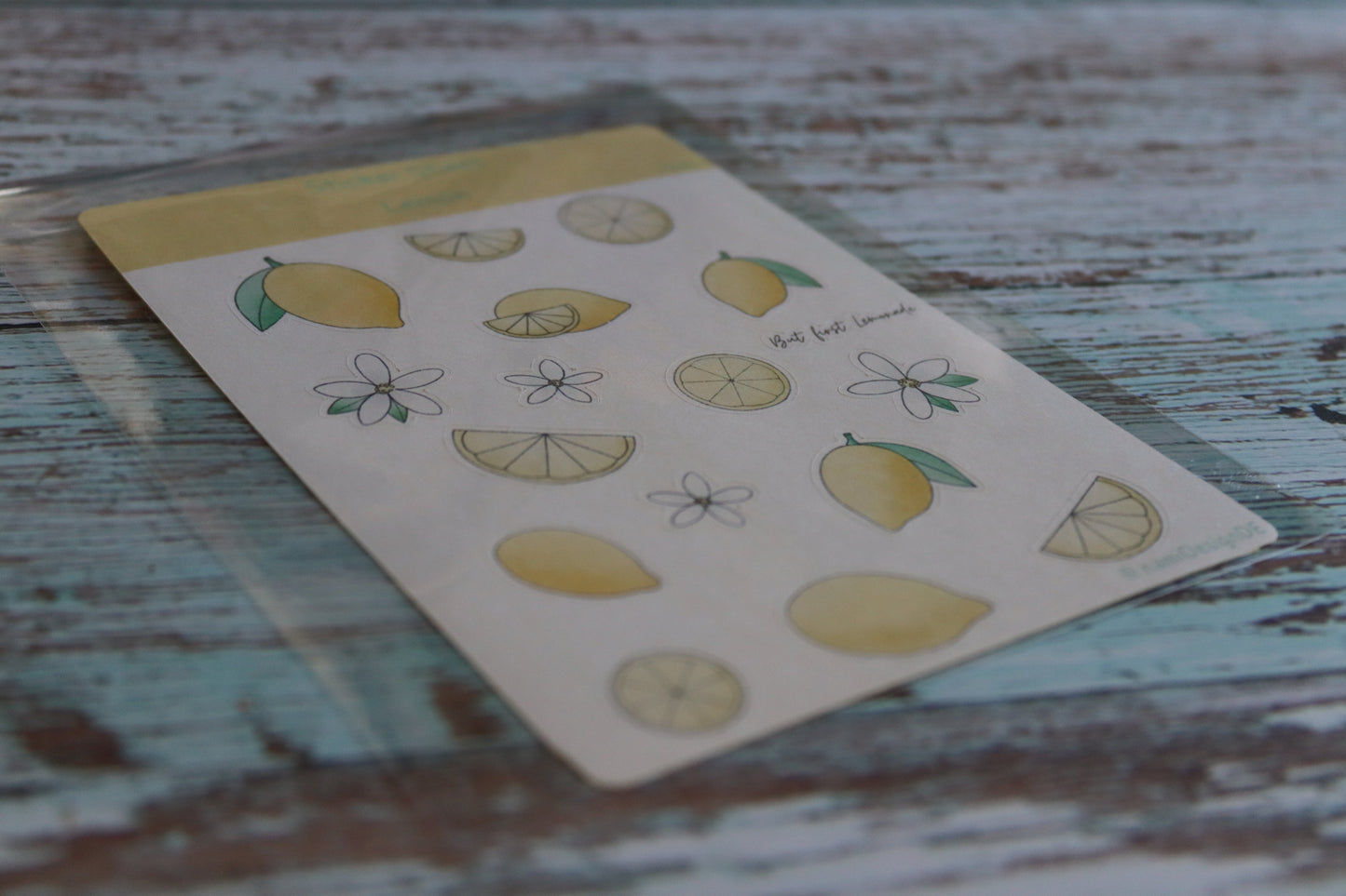 Stickerbogen Lemon