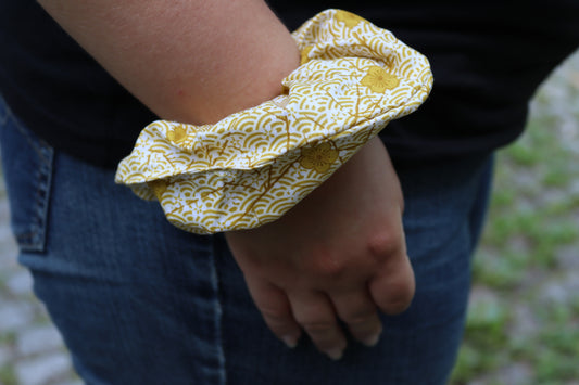 Scrunchie Sakura gelb