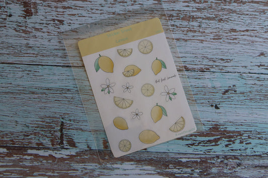 Stickerbogen Lemon